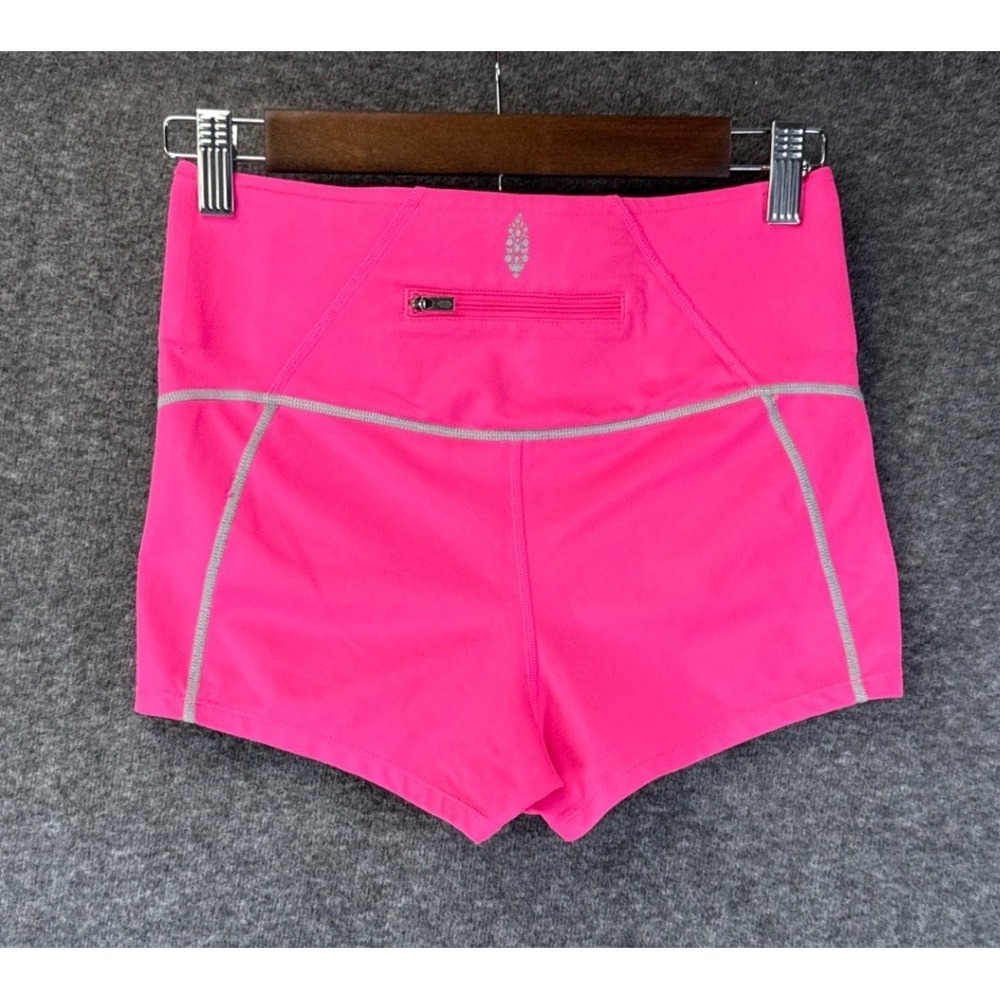 FP Movement You're A Peach Athletic Shorts Size S Pink‎ High Rise Compression